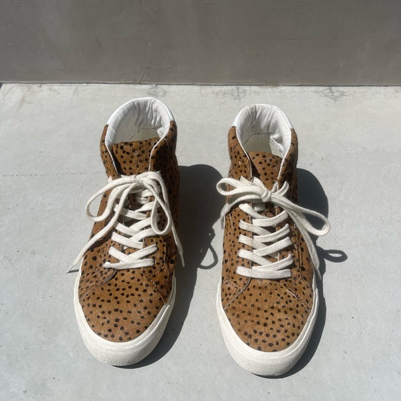 Madewell Cheetah Print High Top Sneakers - Picture 4 of 6